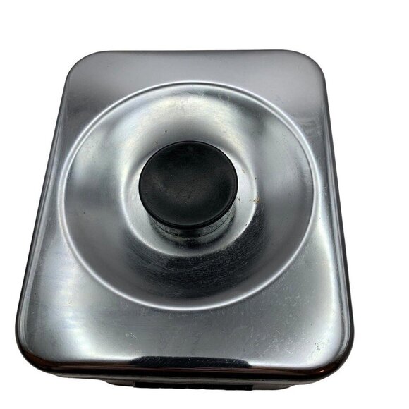 Vintage Kenmore Brown Stacking Kitchen Canister Set Of 2 - Coffee And Tea MCM‌‌‌ - Picture 6 of 15